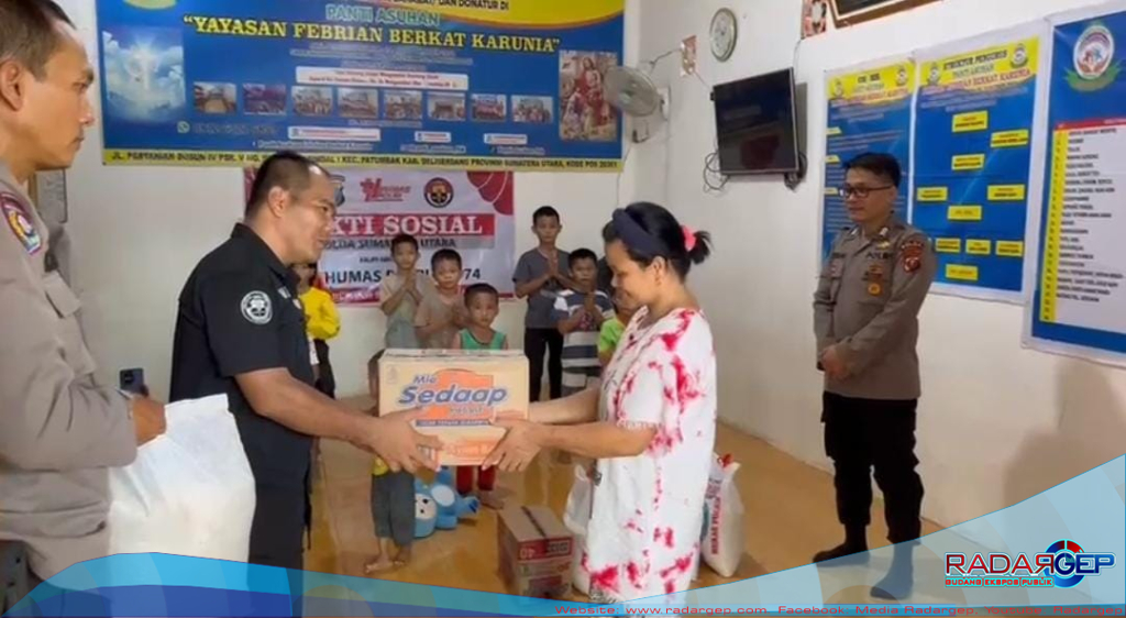 Bidhumas Polda Sumut Gelar Bakti Sosial Sambut HUT Humas Polri ke-74, Wujud Kepedulian untuk Sesama